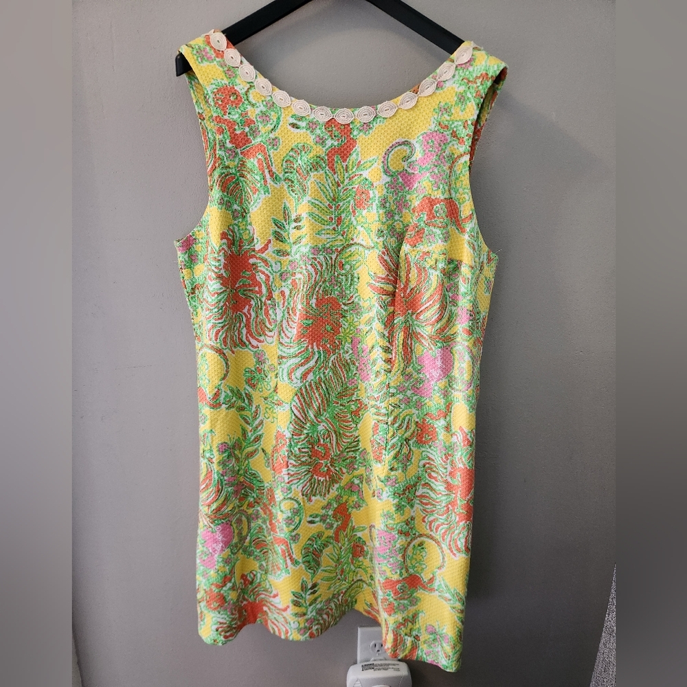 Lilly Pulitzer Happy Place Shift Floral Sleeveless Dress 20W